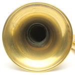horn view of ear trumpet