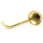 three quarter view of ear trumpet
