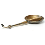 three quarter view of ear trumpet