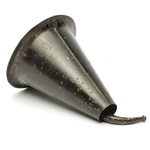 detail view of ear trumpet