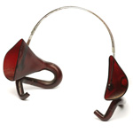 detail view of ear trumpet