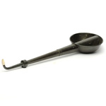 three quarter view of ear trumpet