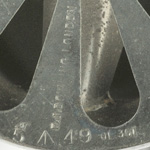 marks view of ear trumpet