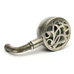 three quarter view of ear trumpet