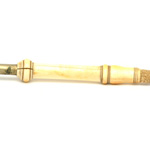 three quarter view of ear trumpet