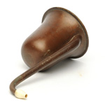 three quarter view of ear trumpet