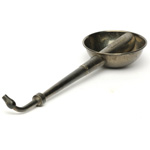 three quarter view of ear trumpet