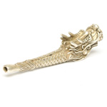 three quarter view of ear trumpet