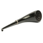 three quarter view of ear trumpet