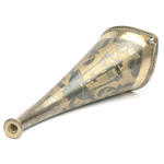 three quarter view of ear trumpet