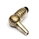 three quarter view of ear trumpet