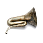 detail view of ear trumpet