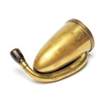 three quarter view of ear trumpet