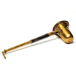 three quarter view of ear trumpet
