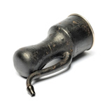 three quarter view of ear trumpet