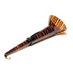three quarter view of ear trumpet