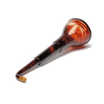 three quarter view of ear trumpet
