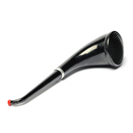 three quarter view of ear trumpet