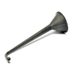 three quarter view of ear trumpet
