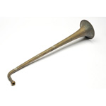 three quarter view of ear trumpet