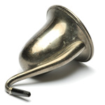 three quarter view of ear trumpet