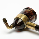 three quarter view of ear trumpet