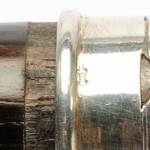 marks view of ear trumpet