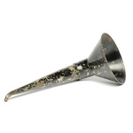 three quarter view of ear trumpet