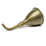 three quarter view of ear trumpet