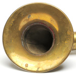 horn view of ear trumpet
