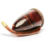 three quarter view of ear trumpet