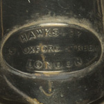 marks view of ear trumpet