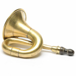 detail view of ear trumpet