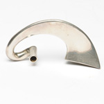 three quarter view of ear trumpet