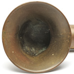 horn view of ear trumpet