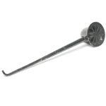 three quarter view of ear trumpet