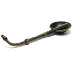 three quarter view of ear trumpet