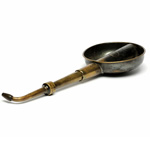 three quarter view of ear trumpet