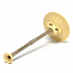 three quarter view of ear trumpet
