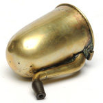 three quarter view of ear trumpet