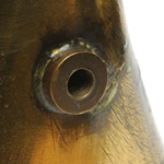 marks view of ear trumpet