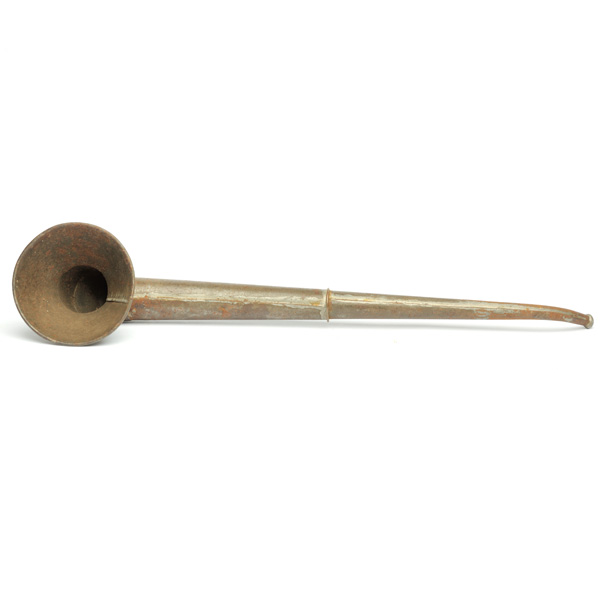 picture shows one piece ear trumpet @ EarTrumpets.com