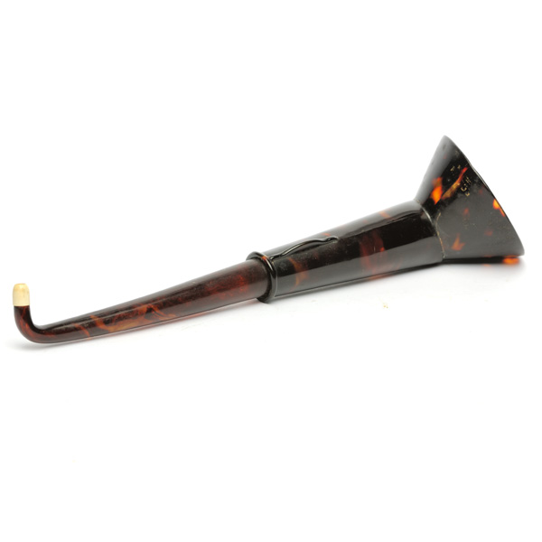 picture shows telescopic 2 pc ear trumpet @ EarTrumpets.com