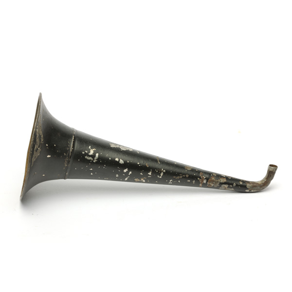 picture shows one piece ear trumpet @ EarTrumpets.com