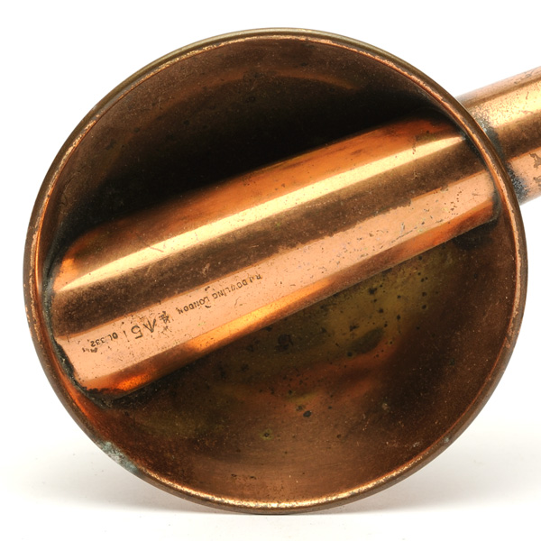 picture shows banjo ear trumpet @ EarTrumpets.com