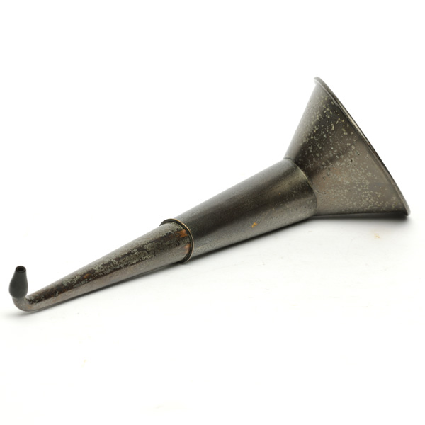 picture shows telescopic 2 pc ear trumpet @ EarTrumpets.com