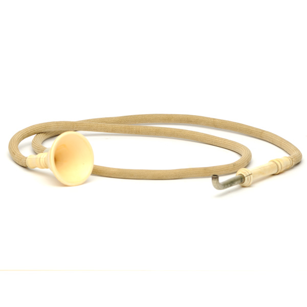 picture shows con tube ear trumpet @ EarTrumpets.com