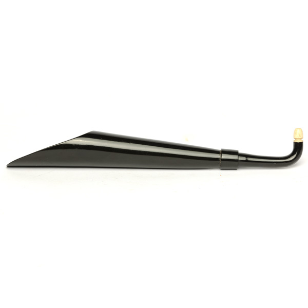 picture shows one piece ear trumpet @ EarTrumpets.com