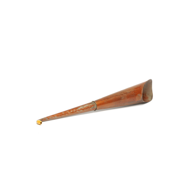 picture shows telescopic 2 pc ear trumpet @ EarTrumpets.com