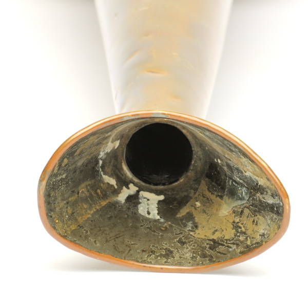 picture shows curiosity ear trumpet @ EarTrumpets.com